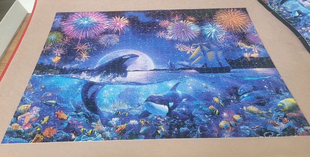 Buffalo Games Dramatic Night Sea Life Puzzle